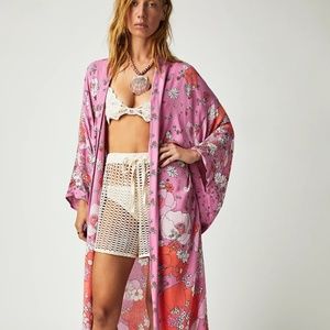 Free People Hidden Hills Maxi Kimono
